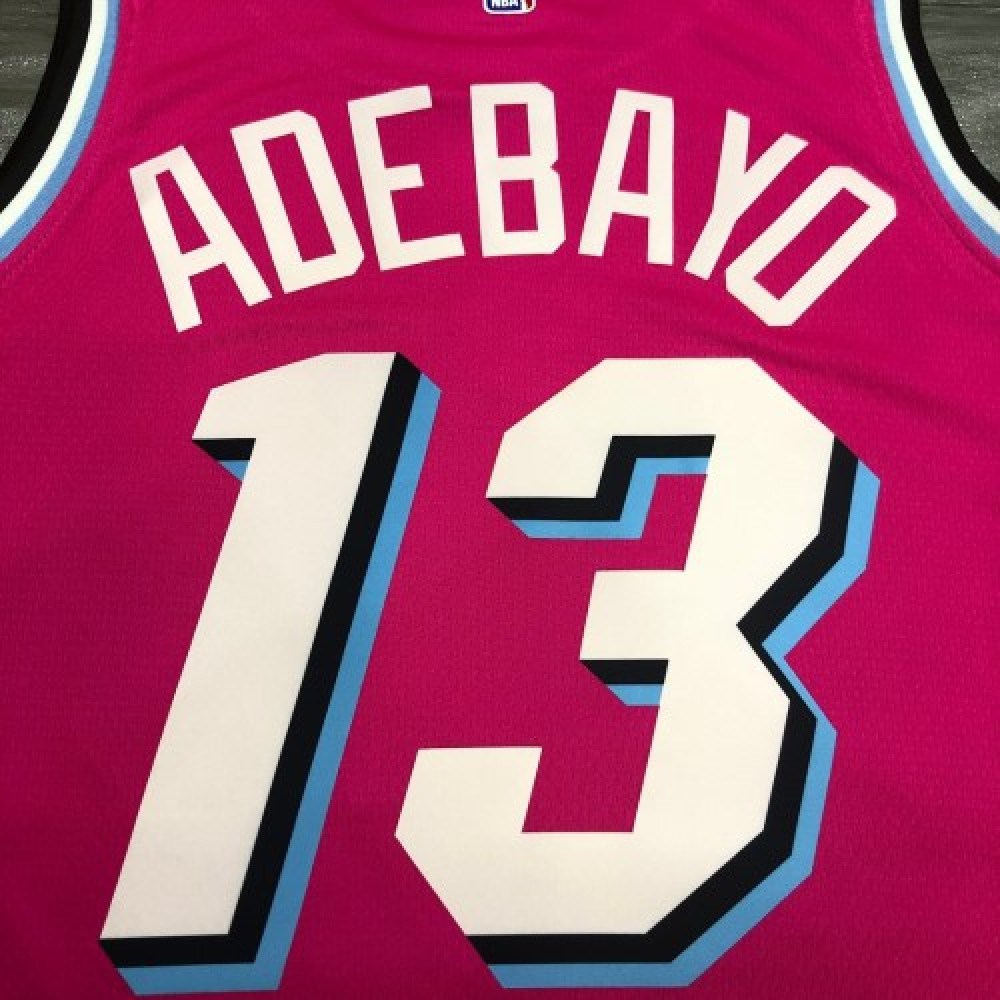 Men's Miami Heat Bam Adebayo #13 Pink 19-20 Swingman Jersey - City Edition-Pro Kit Vault | Brand New 26/27 Sports Jerseys